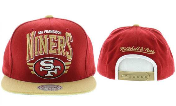 NFL San Francisco 49ers M&N Snapback Hat NU06